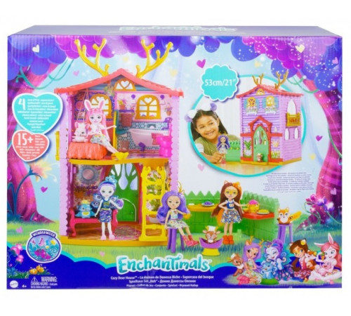 enchantimals gyj18 set de joc "casa de pădure a lui denis olenitsa”