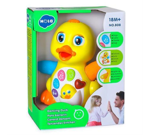 hola toys 808 Музыкальная игрушка "Утенок"