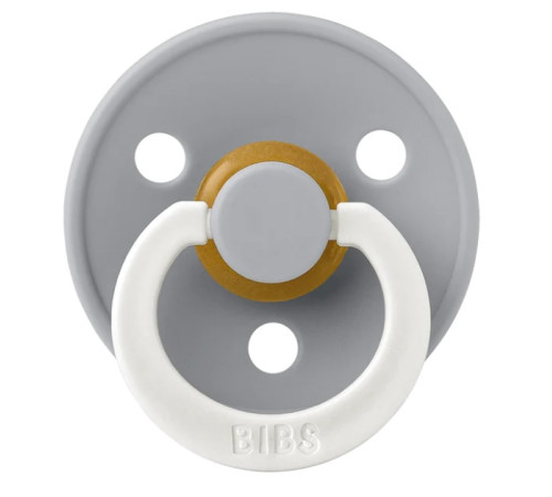  bibs suzeta rotunda din latex color m glow (6-18 luni) cloud 