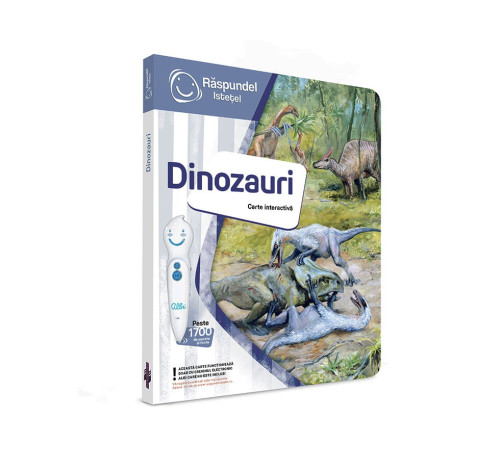 raspundel istetel 97110 creionul electronic albi și carte „dinozauri”