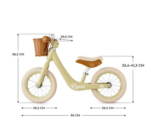 kinderkraft Беговел rapid 2 (зелёный)