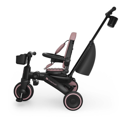 kinderkraft triciclu pliabil jazz 3 (roz)