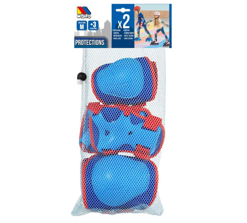  molto 23208 protectie pentru genunchi, coatele și încheieturi (albastru)