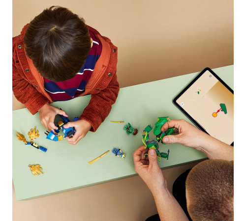 lego ninjago 71853 constructor  "robotul dragon al lui jay &icirc;n luptă" (107 el.)