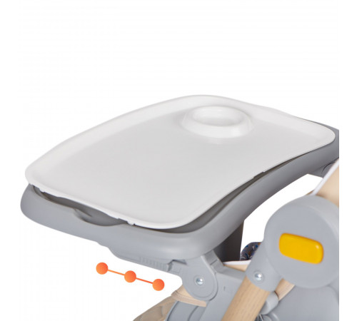 kinderkraft scaun pentru copii 2-in-1 lastree gri