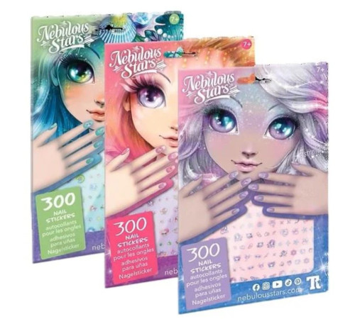  nebulous stars 11459 set autocolante pentru unghii pentru copii  (in sort.)