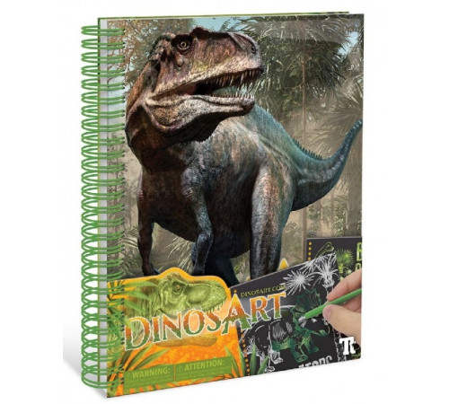  dinosart 15201 Креативный скетчбук "scratch & sketch"