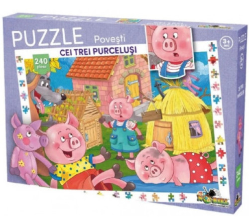  noriel  nor3089 puzzle "cei trei purcelusi" (240 el.)