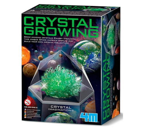  4m 00-03931 Набор для выращивания кристаллов "crystal imagination" зелёный
