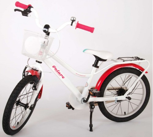 volare 91663 bicicleta 16 "brilliant white" alb