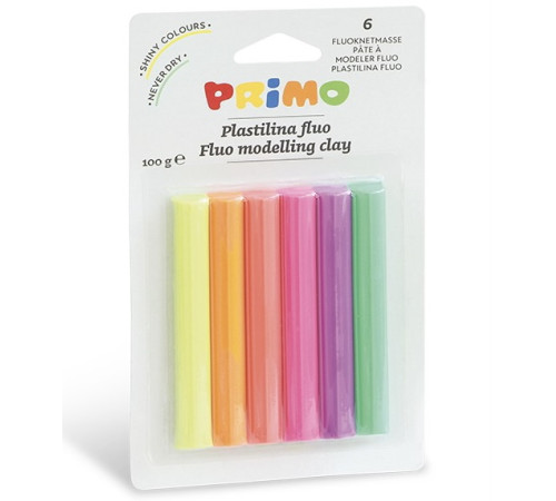 primo  plastilină  6 culori/ 17 gr