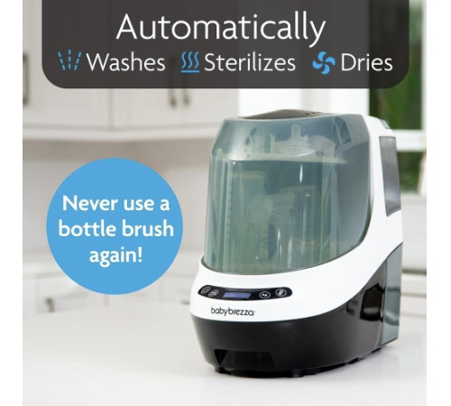 baby brezza Аппарат для мытья, стерилизации и сушки бутылочек и аксессуаров  bottle washer pro