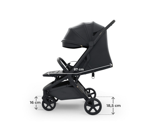 kinderkraft cărucior nubi 3 negru