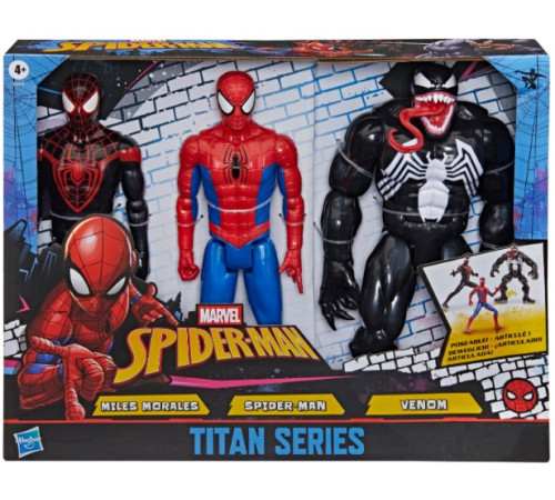 Детский&nbsp;магазин в Кишиневе в Молдове spider-man g3418 Набор фигурок "marvel spider-man classic titan hero" (3 шт.)
