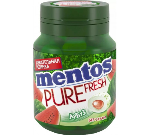  mentos Жевательная резинка pure fresh "Арбуз"(54 гр.)