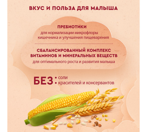 Винни Каша безмолочная 7 злаков с пребиотиками (6м +) 200 гр.
