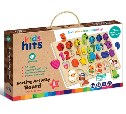  kids hits kh20/027 puzzle din lemn "primele lecții"