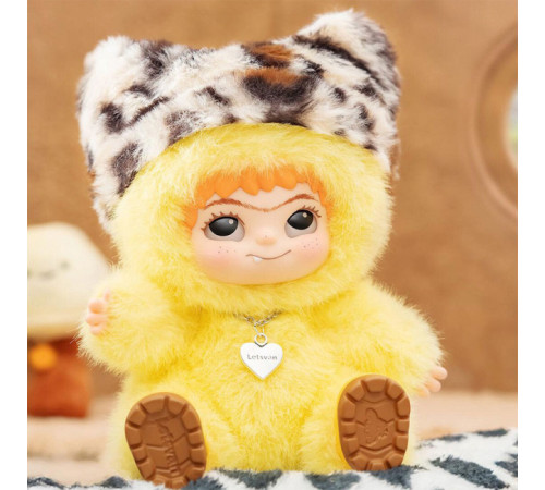 pop top wakuku 17wk-0601 jucarie de plus breloc surpriza "petrecerea vesela"