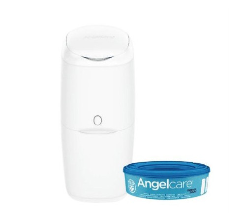 angelcare classic coș pentru scutece uzate + 1 rezervă inclusă