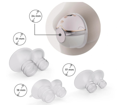 kinderkraft pompă de s&acirc;n dublă, wireless hands-free mamaflow double gold
