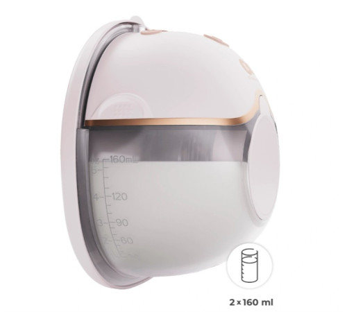 kinderkraft pompă de s&acirc;n dublă, wireless hands-free mamaflow double gold