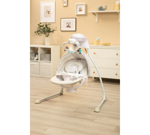 caretero-8093 balansoar electric "raffi premiumi" (< 12 kg) gri deschis