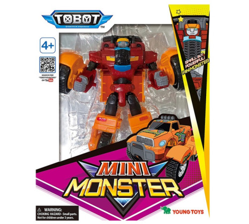 Детский магазин в Кишиневе в Молдове tobot 301097t  Робот-трансформер "gd mini monster" (15 см.)