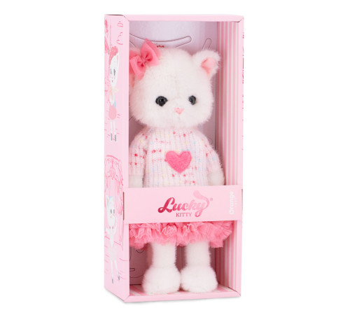 orange toys lk01/04 jucărie de pluș "lucky kitty, lucky sophie: ender charm" (38 cm)
