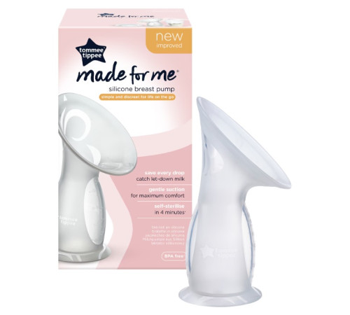 tommee tippee tt0423 Механический молокоотсос из силикона "mode for me"