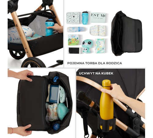 kinderkraft Коляска 3-в-1 esme бежевый