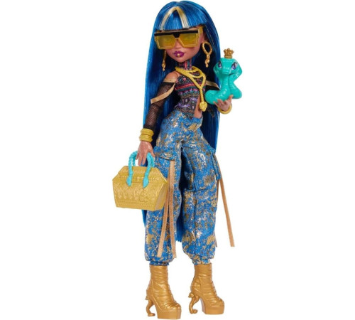 monster high jhk32 Кукла "Клео де Нил" с питомцем Хиссетт