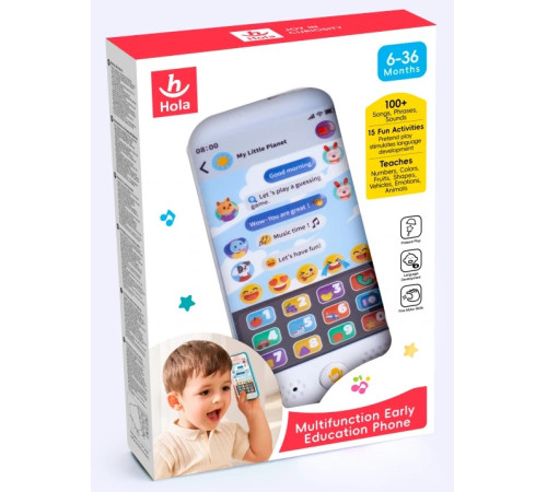 hola toys he067700 jucăria muzicală &ldquo;telefon&rdquo;