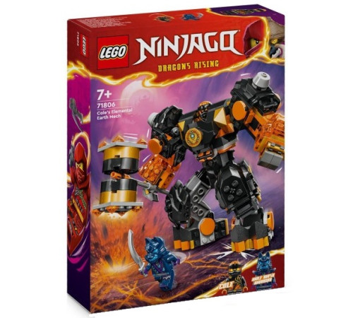 lego ninjago 71806 Конструктор "Мех стихий Земли Коула" (235 дет.)