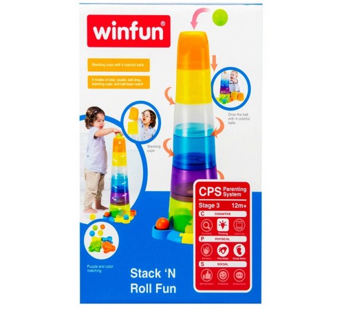 Winfun 40537 Пирамидка "Башня" winfun 40537 Пирамидка "Башня"