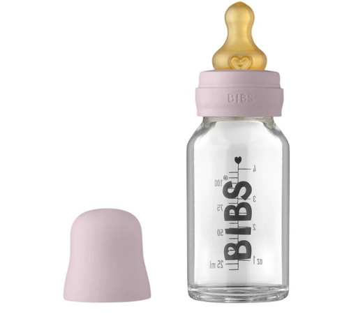 bibs Стеклянная бутылочка (110 мл.) dusty lilac