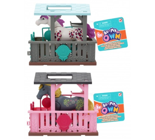 be-my-own 534007 set de joc "happy horse stall" (in sort.)