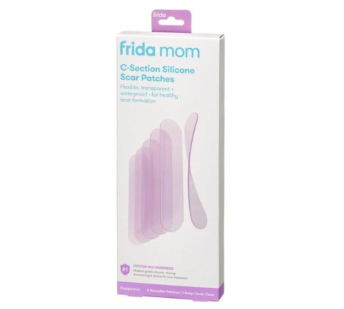  frida mom fri patch-uri pentru cicatrice din silicon pentru cezariana (6 buc.)
