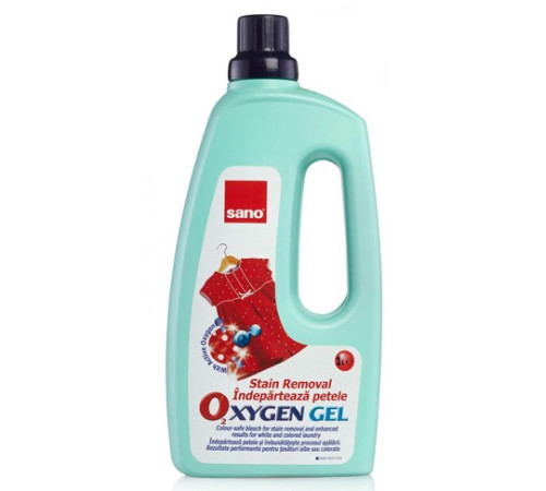 Sano Soluție pentru îndepărtarea petelor Sano Oxygen gel (1 l) 990931 Produse chimice de uz casnic in Moldova sano soluție pentru îndepărtarea petelor sano oxygen gel (1 l) 990931