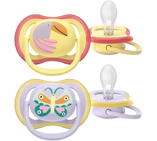  avent scf087/04 suzera din silicon ultra air (0-6 m) 2 buc.