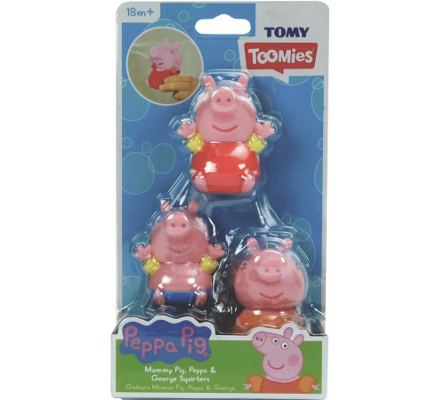 tomy Набор игрушки для купания - брызгалки peppa pig e73158 33283