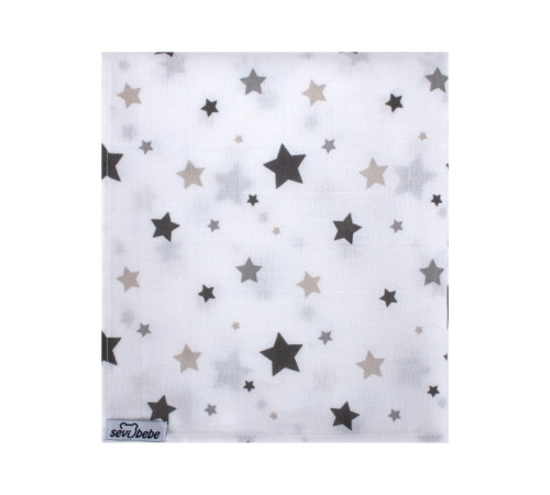 sevi 319 cuvertură organic muslin (120х100 cm.) in sort.