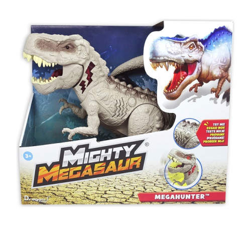 mighty megasaur 80061 figurină de dinozaur mega hunter t-rex