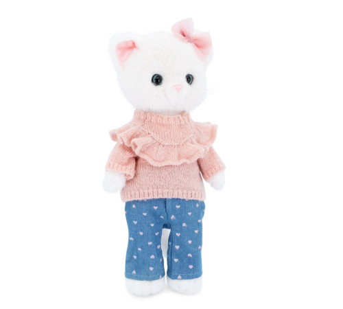 Детский&nbsp;магазин в Кишиневе в Молдове orange toys lk01/01 Мягкая игрушка "lucky sophie: Джинсовые сердечки" (38 см)