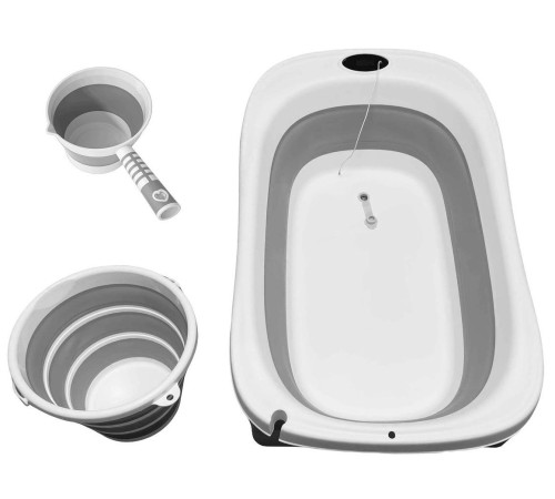 chipolino cada pliabilă cu accesorii "bali" vkbal0241gy (83 cm.) gri