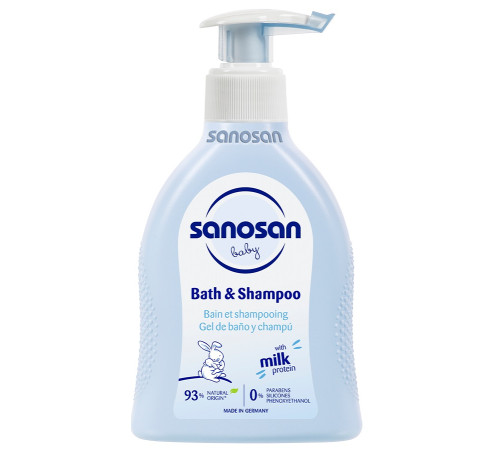  sanosan baby Средство для купания и шампунь (200 мл) 089701 