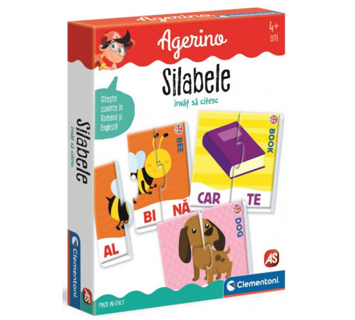 as kids 1024-50051 joc educativ agerino "silabele" (ro)