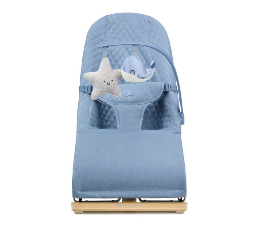 kinderkraft Шезлонг-качалка mini (до 9 кг.) синий