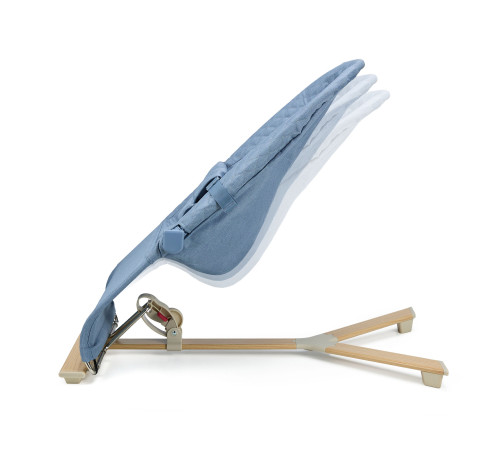 kinderkraft Шезлонг-качалка mini (до 9 кг.) синий