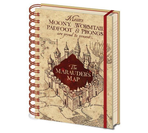 Pyramid SR72325 Carnet Harry Potter "Marauders Map" (Format A5)  pyramid sr72325 carnet harry potter "marauders map" (format a5)