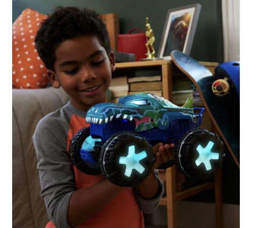 hot wheels jbd90 Машина monster trucks Мега-Рекс на дистанционном управлении